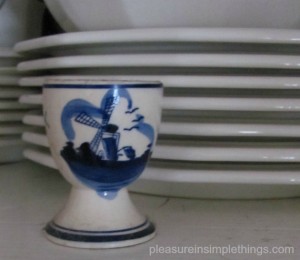 A Vintage Egg Cup Collection Pleasure In Simple Things