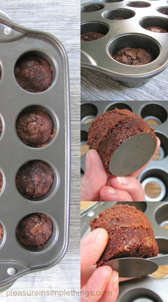 individual brownie mousse tortes — pleasure in simple things