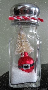 santa salt shaker snow globe pleasure in simple things blog