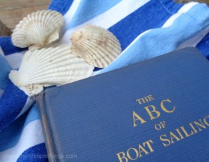 Boat Sailing vintage book pleasure in simple things blog