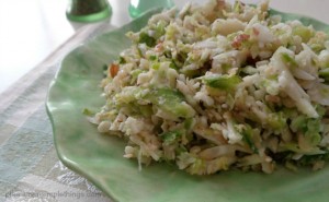 brussels sprout salad pleasure in simple things blog
