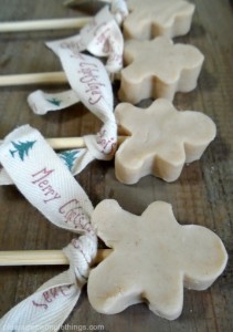 holiday gingerbread fudge cut into gingerbread boys pleasure in simple things blog